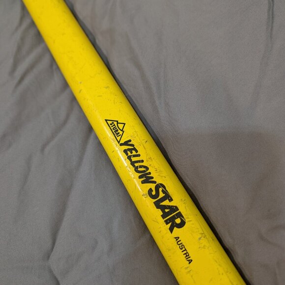 Yellow Star Aluminum Shaft Chromoly Steel Head Stubai Austria Ice Axe - Picture 4 of 9